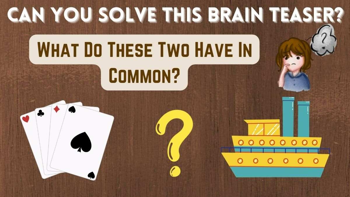 Brain Teaser: Can You Find The Connection Between These Two Different Words?